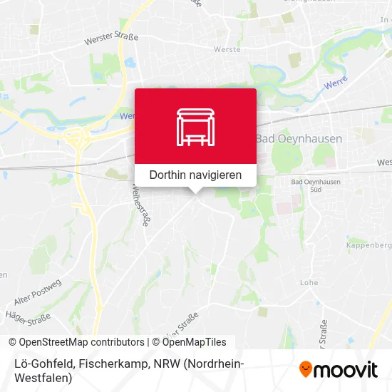 Lö-Gohfeld, Fischerkamp Karte