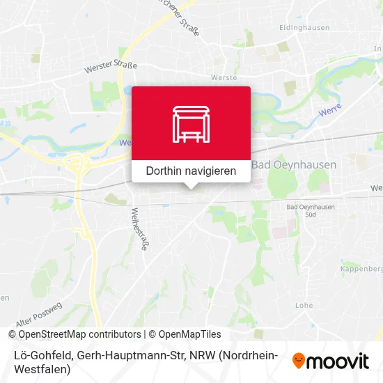 Lö-Gohfeld, Gerh-Hauptmann-Str Karte