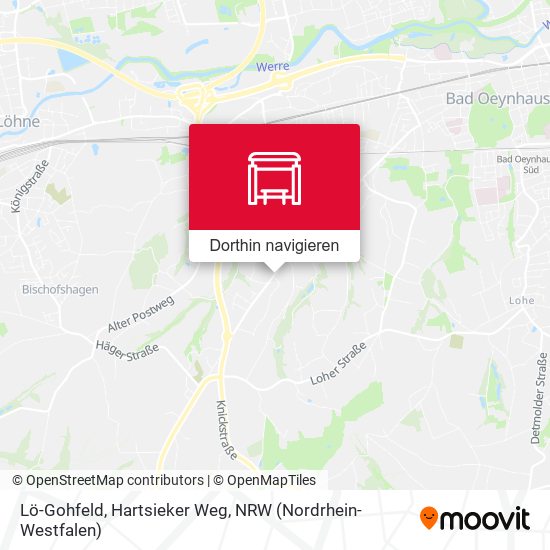 Lö-Gohfeld, Hartsieker Weg Karte