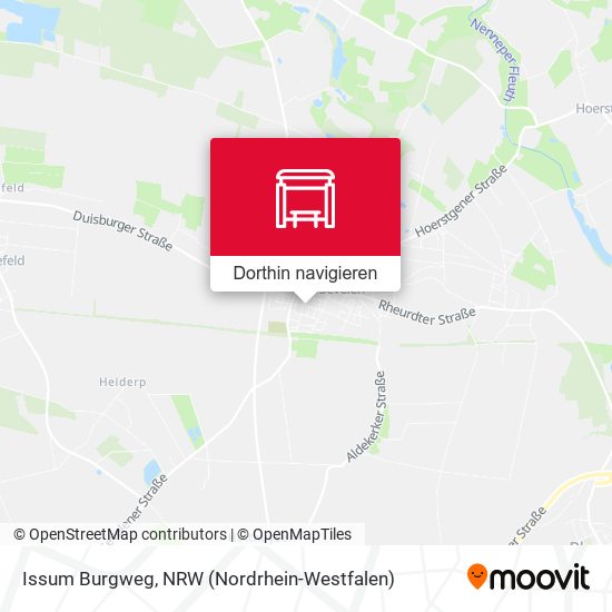 Issum Burgweg Karte