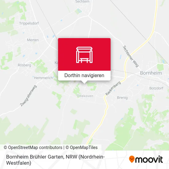 Bornheim Brühler Garten Karte