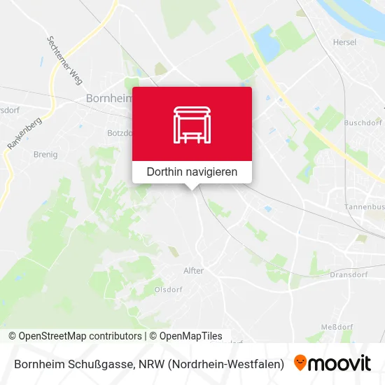 Bornheim Schußgasse Karte