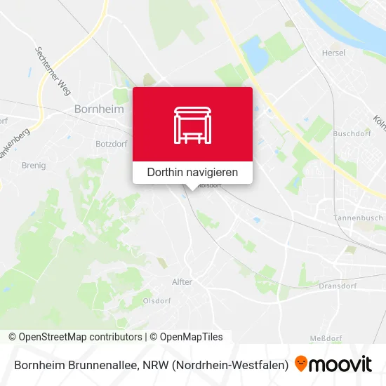 Bornheim Brunnenallee Karte