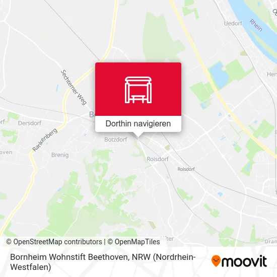 Bornheim Wohnstift Beethoven Karte