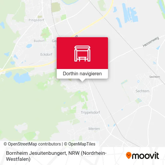 Bornheim Jesuitenbungert Karte