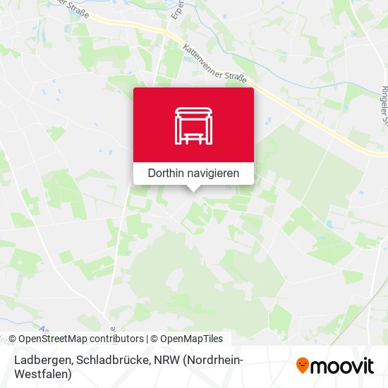 Ladbergen, Schladbrücke Karte