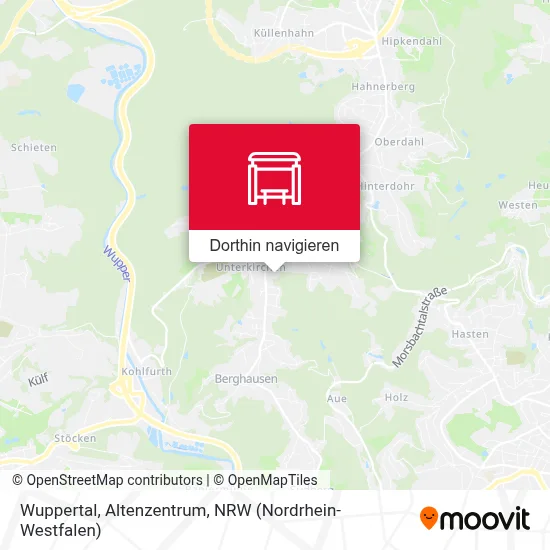 Wuppertal, Altenzentrum Karte