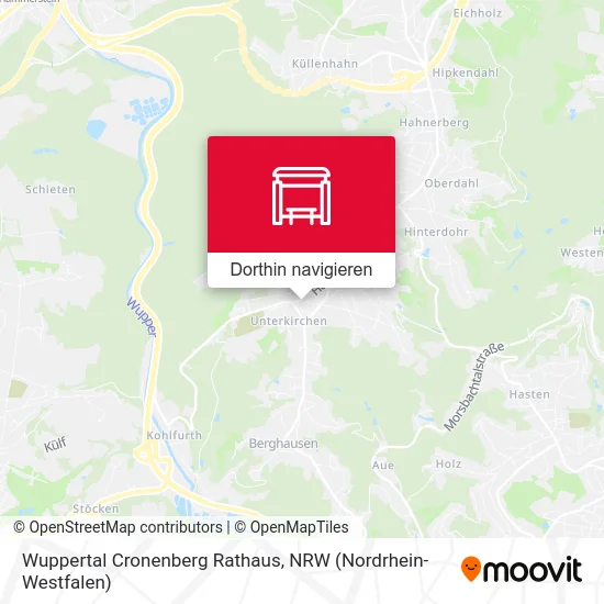 Wuppertal Cronenberg Rathaus Karte