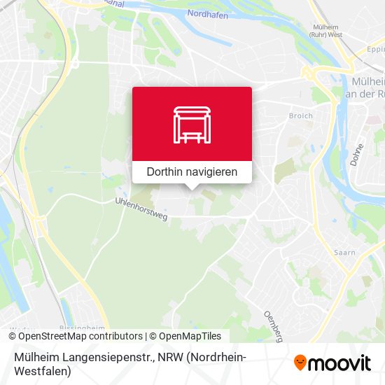 Mülheim Langensiepenstr. Karte