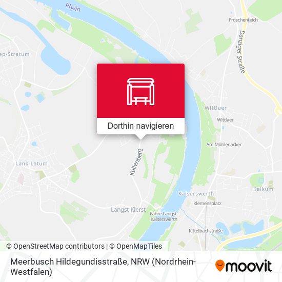 Meerbusch Hildegundisstraße Karte