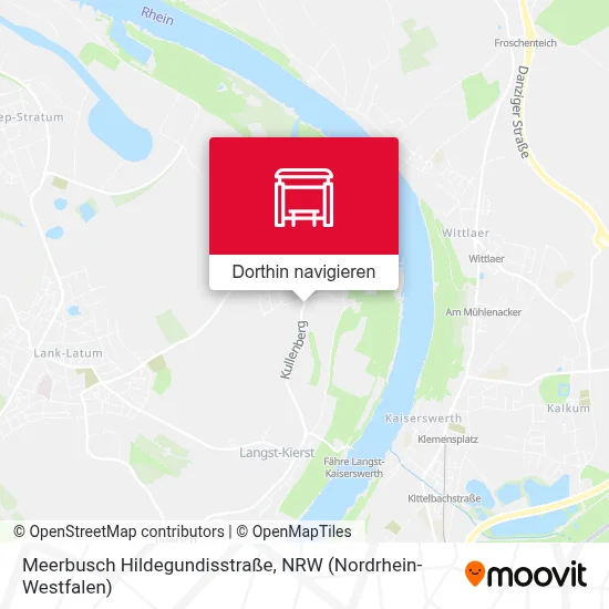 Meerbusch Hildegundisstraße Karte
