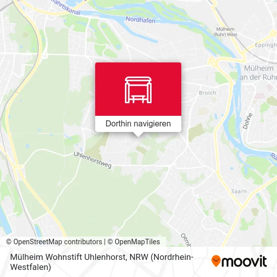 Mülheim Wohnstift Uhlenhorst Karte