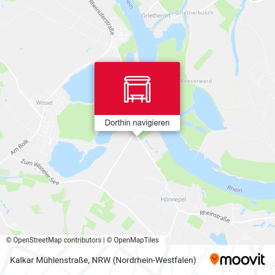 Kalkar Mühlenstraße Karte