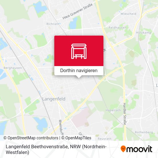Langenfeld Beethovenstraße Karte