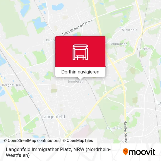 Langenfeld Immigrather Platz Karte