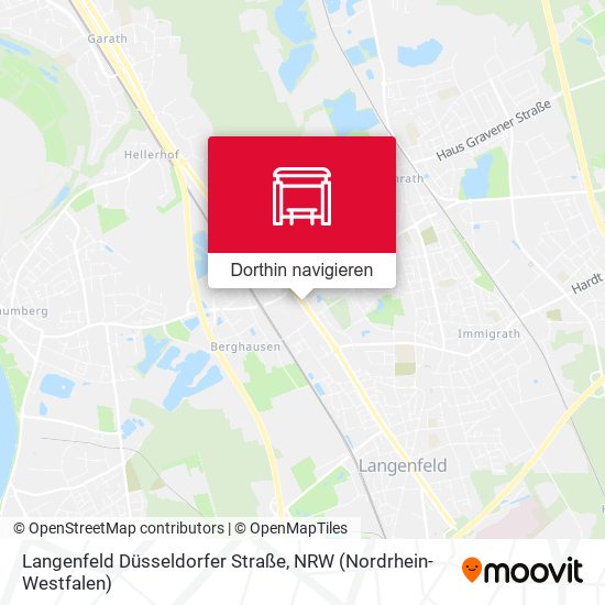 Langenfeld Düsseldorfer Straße Karte