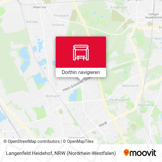 Langenfeld Heidehof Karte