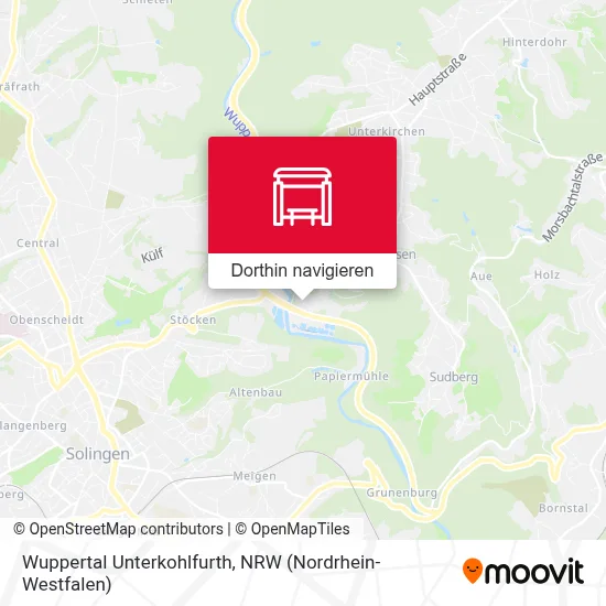 Wuppertal Unterkohlfurth Karte