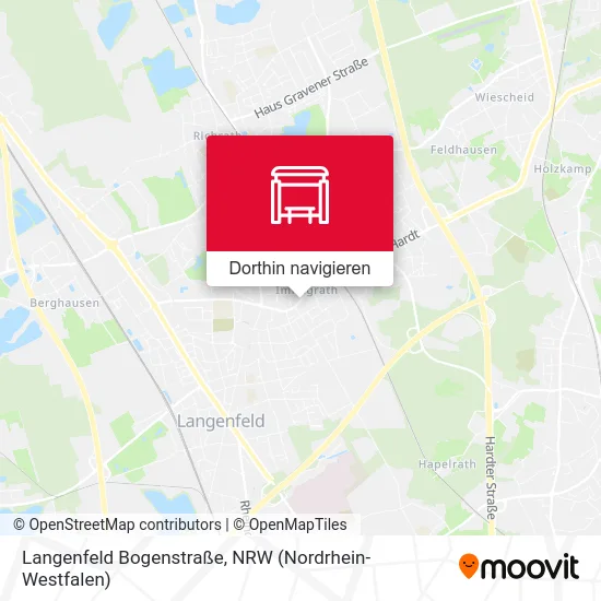 Langenfeld Bogenstraße Karte