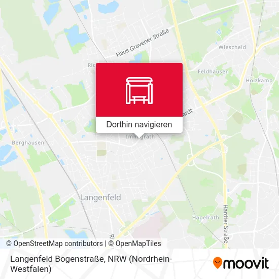 Langenfeld Bogenstraße Karte