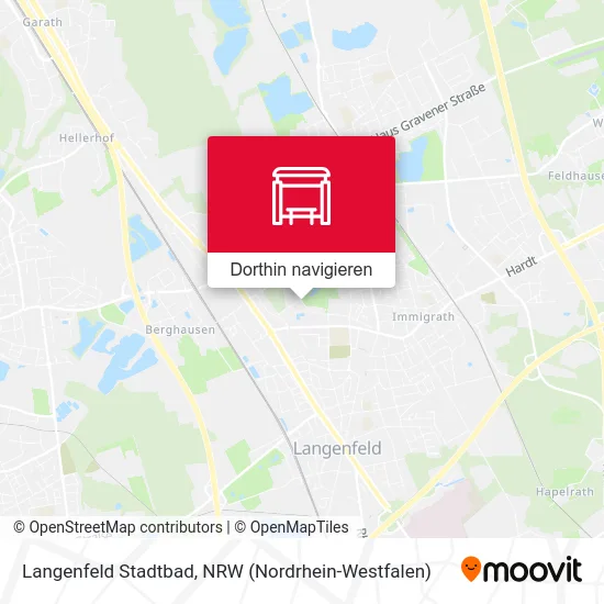 Langenfeld Stadtbad Karte