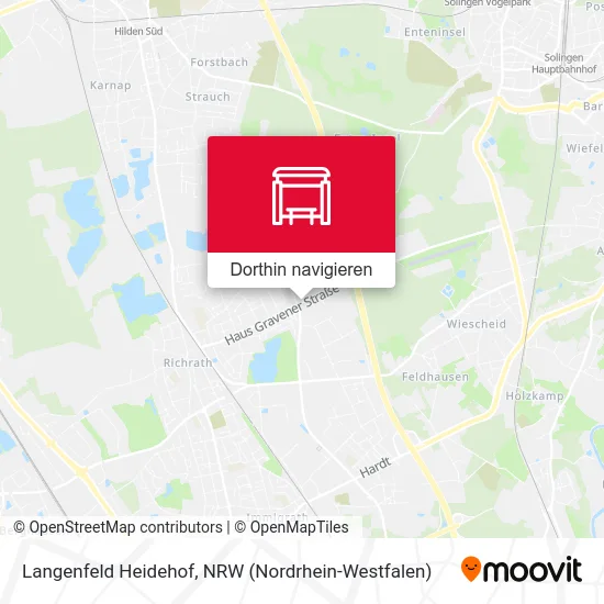 Langenfeld Heidehof Karte