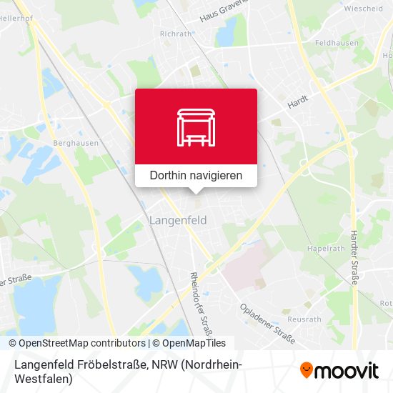 Langenfeld Fröbelstraße Karte