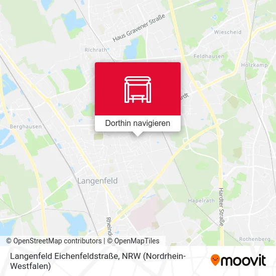 Langenfeld Eichenfeldstraße Karte