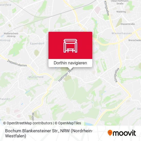 Bochum Blankensteiner Str. Karte