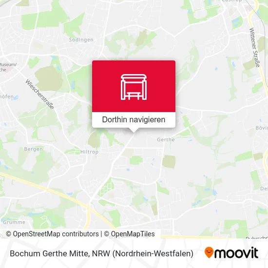 Bochum Gerthe Mitte Karte