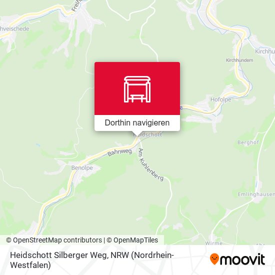 Heidschott Silberger Weg Karte