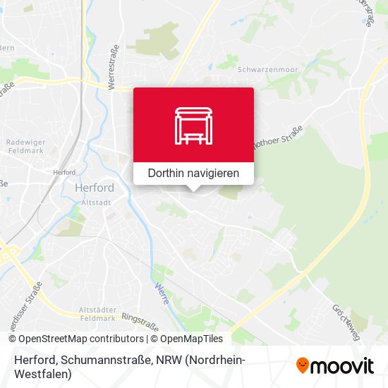 Herford, Schumannstraße Karte