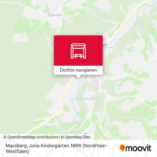 Marsberg, Jona-Kindergarten Karte