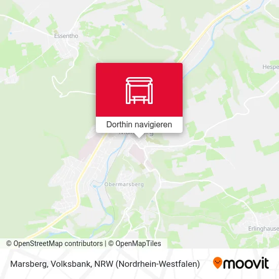 Marsberg, Volksbank Karte
