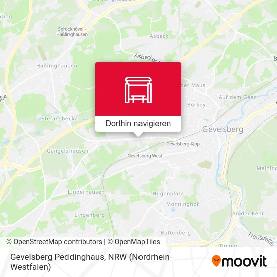 Gevelsberg Peddinghaus Karte