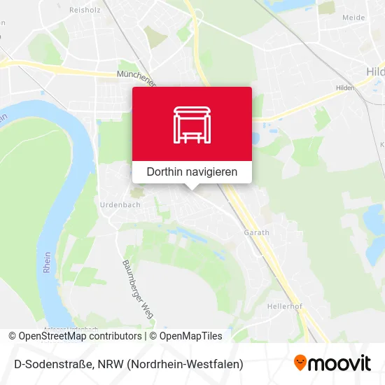 D-Sodenstraße Karte