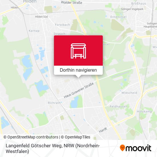 Langenfeld Götscher Weg Karte
