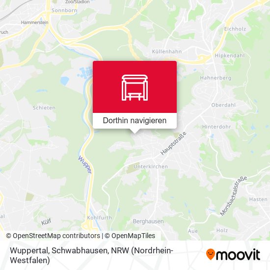 Wuppertal, Schwabhausen Karte