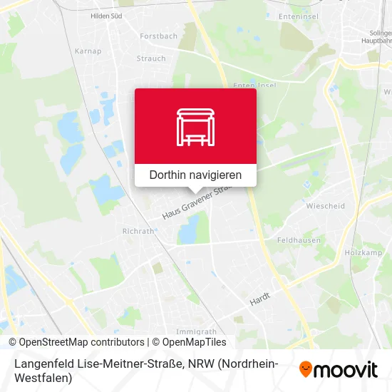 Langenfeld Lise-Meitner-Straße Karte