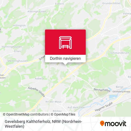 Gevelsberg Kalthöferholz Karte