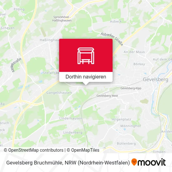 Gevelsberg Bruchmühle Karte