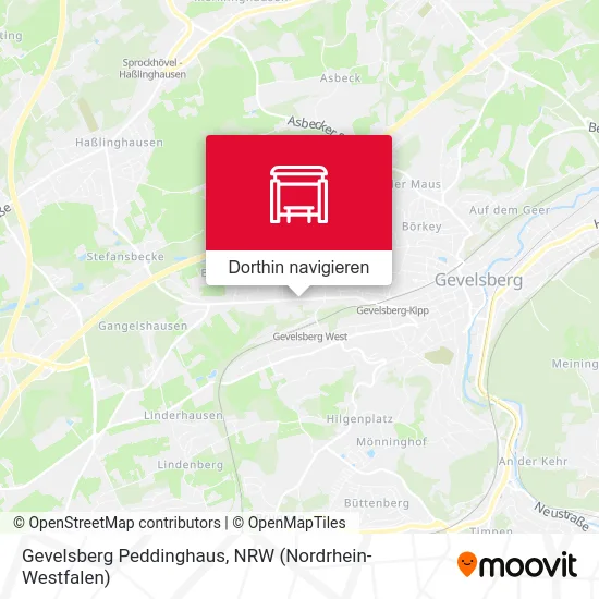 Gevelsberg Peddinghaus Karte