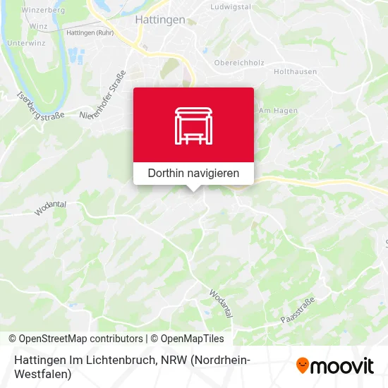 Hattingen Im Lichtenbruch Karte