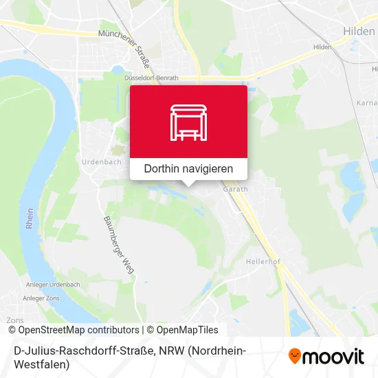 D-Julius-Raschdorff-Straße Karte