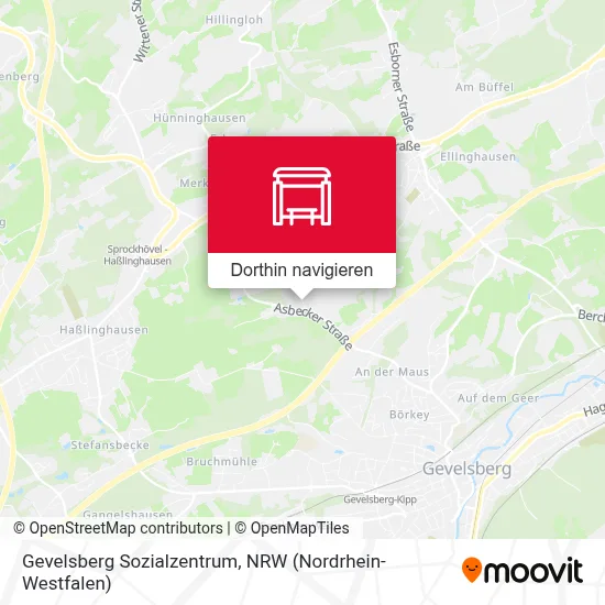 Gevelsberg Sozialzentrum Karte