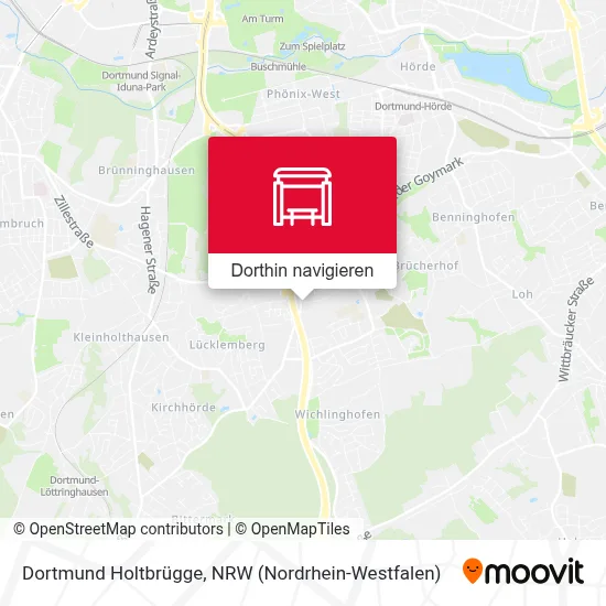 Dortmund Holtbrügge Karte