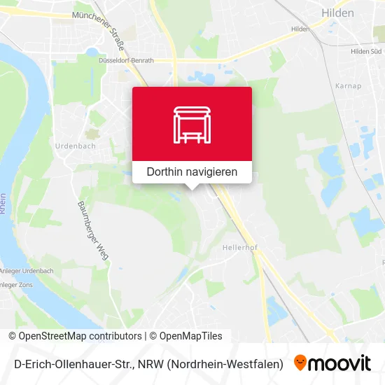 D-Erich-Ollenhauer-Str. Karte
