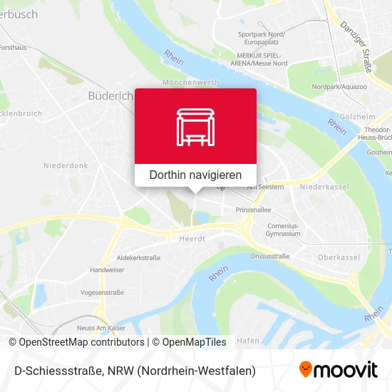 D-Schiessstraße Karte