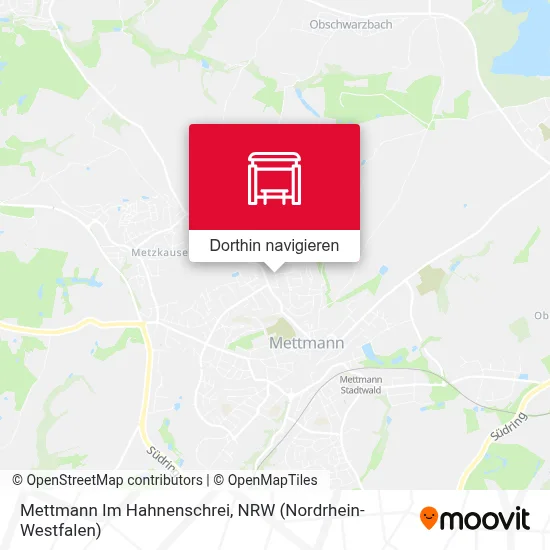 Mettmann Im Hahnenschrei Karte