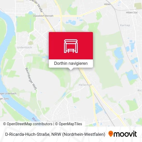 D-Ricarda-Huch-Straße Karte